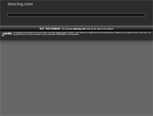 Tablet Screenshot of deering.com